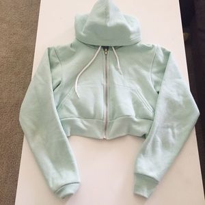 American Apparel Crop Hoodie