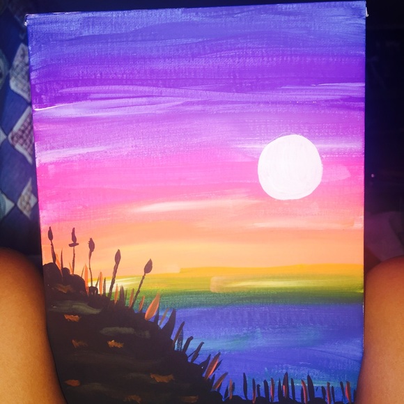 HAND PAINTED BY ME 💜 - Picture 2 of 2