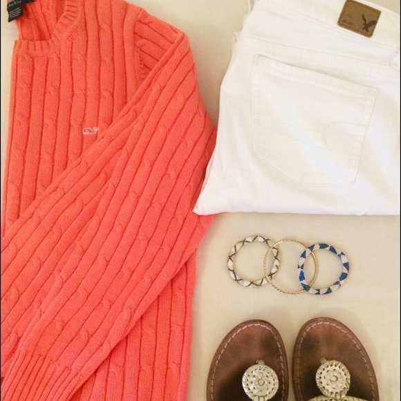 Vineyard Vines Cable Knit Crewneck Sweater