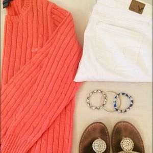 Vineyard Vines Cable Knit Crewneck Sweater