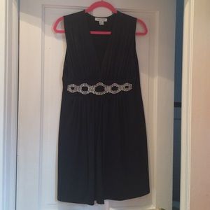 Black and crystal cocktail dress