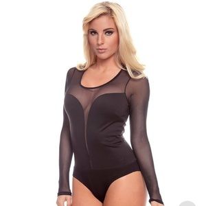 Mesh Sleeve Bodysuit