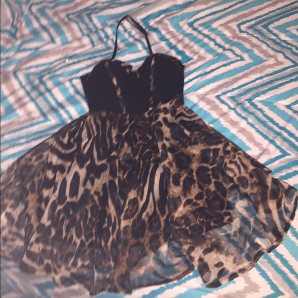 Dress with bustier