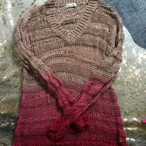 Last chance!! Pink sweater sz s