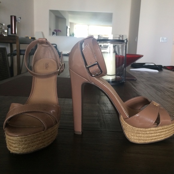 Nude Espadrille Heels