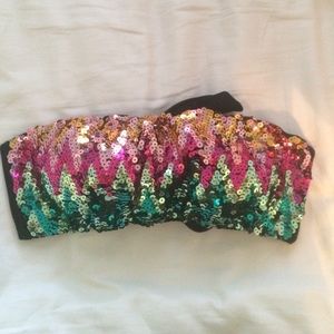 Victorias Secret Strapless Bikini Top!