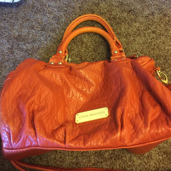 Orange Steve madden purse