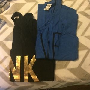 PINK Racerback tanks