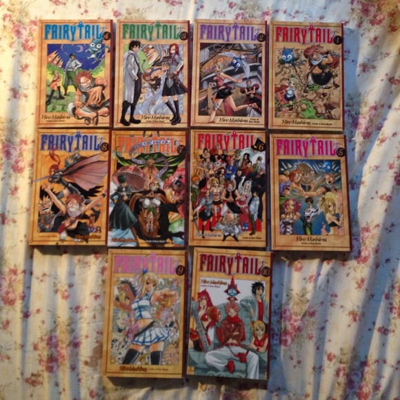 Fairy tail manga bundle (reserved)!