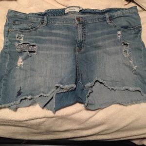 💋SOLD💋 Plus size Denim shorts!