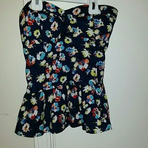 Strapless cute shirt