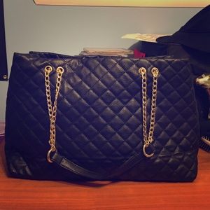 Faux leather bag