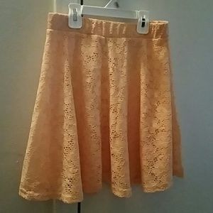 Peach/orange lacey skirt