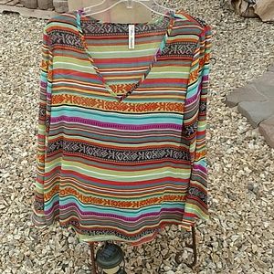 2tee Couture Shell Top Size Large...