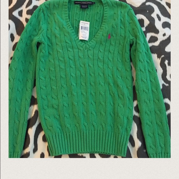 Ralph Lauren Polo 💚 green sweater