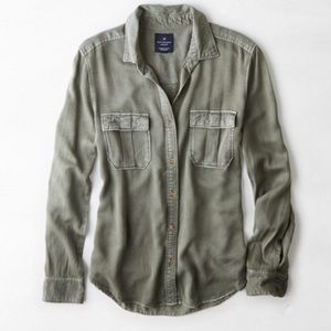 Military button down shirt