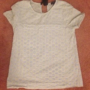 J. Crew Seersucker Blouse