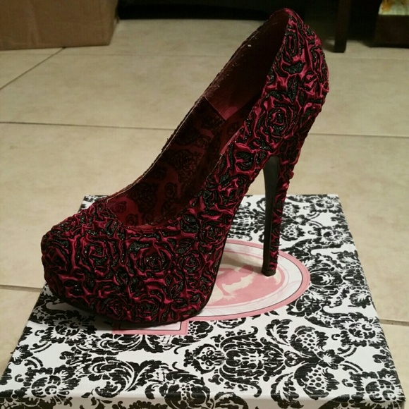 High heel shoes