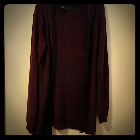 Maroon cardigan