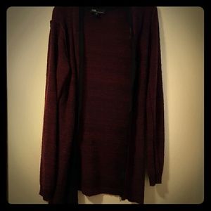 Maroon cardigan
