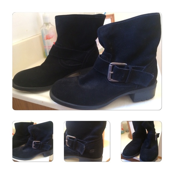 Black, Leather (Uppers) Boots