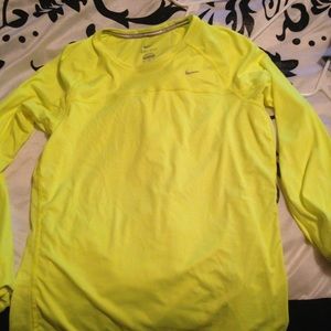 Nike yellow long sleeve