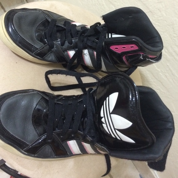 High top Adidas shoes