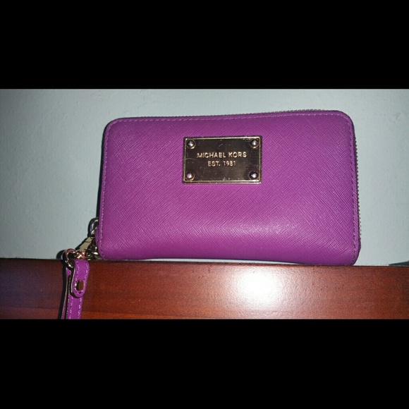 purple michael kors