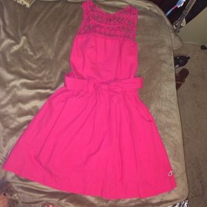 Hollister hot pink dress