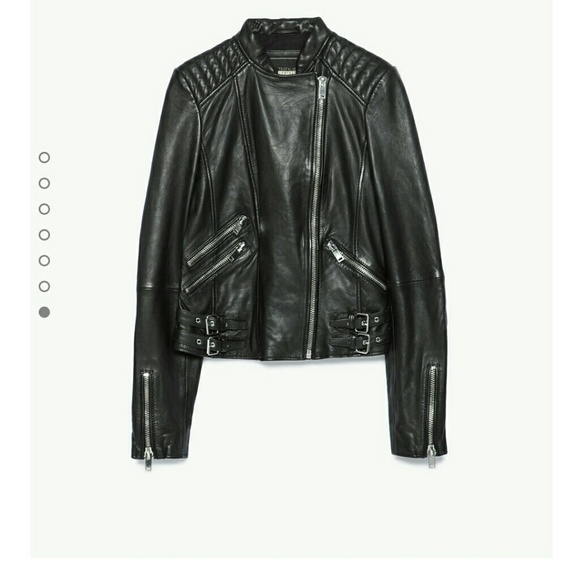 Zara leather jacket