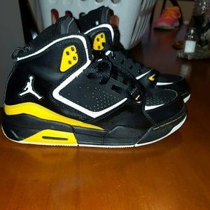 Black & Yellow Jordans