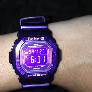 Purple baby g shock watch