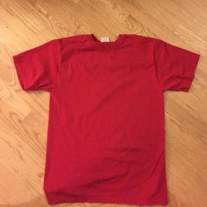 Red unisex t-shirt