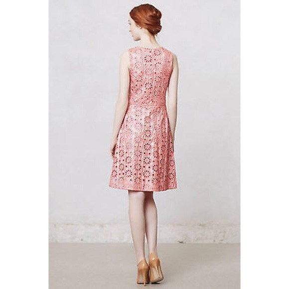 Anthropologie Dresses Final Sale Maeve Coralshine Eyelet Dress