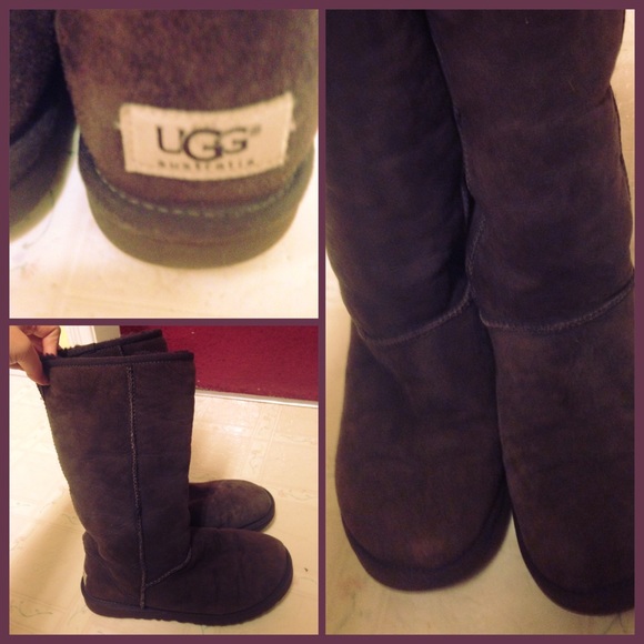 Dark brown Uggs