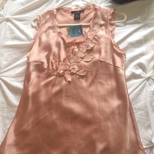 Will smith silk peach tank