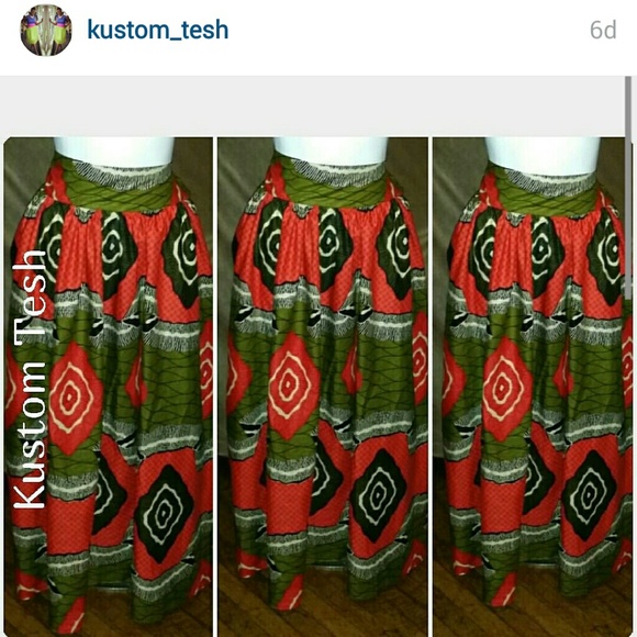 African Wax skirts