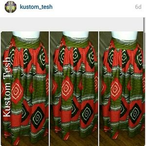 African Wax skirts