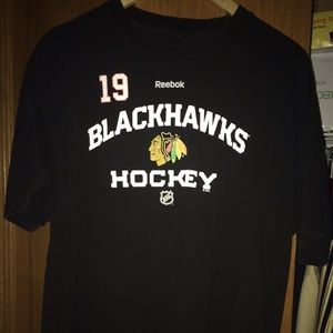 Official Reebok Blackhawks Jonathan Toews T-Shirt