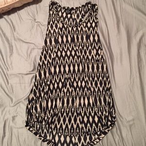 Black & Cream Tank Top