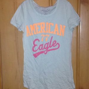 Light blue American eagle shirt