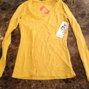 Yellow long sleeve size M