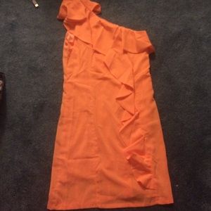 Orange dress