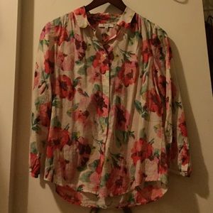 floral button up