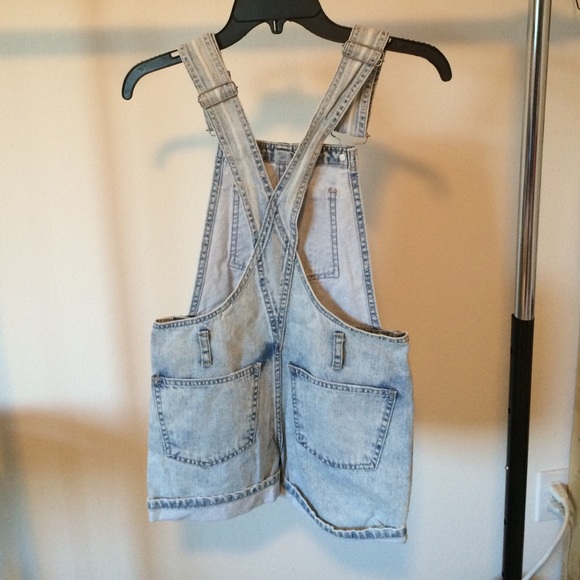 Top shop acid wash overalls - Picture 2 of 3