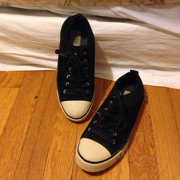 Black Ugg sneakers