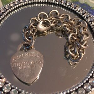Silver heart bracelet!