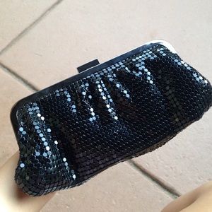 Small, sequin clutch bag