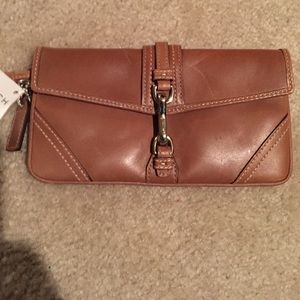 Pretty brown COACH wristlet