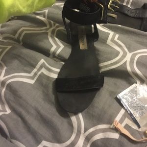 Black Steve Madden sandals